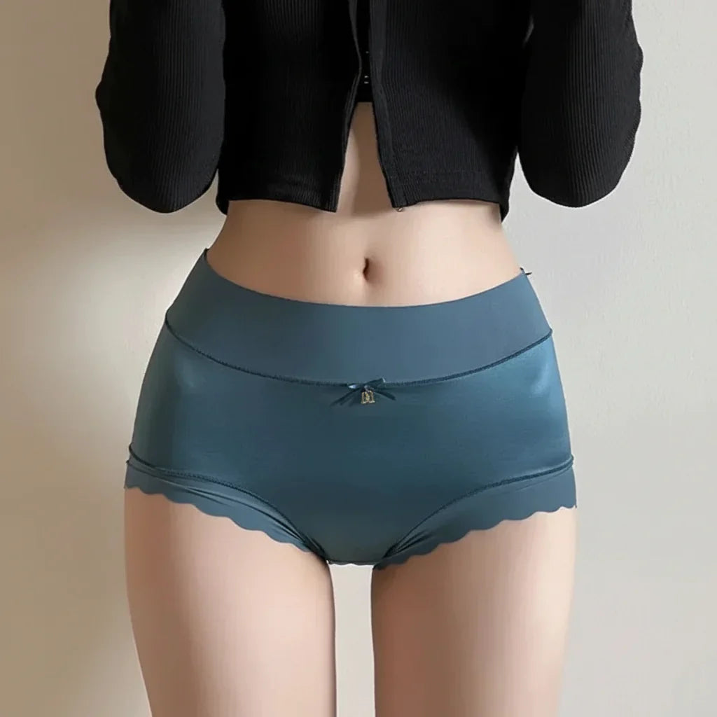 通気性のあるシームレスヒップスターパンティー 女性用、柔らかく快適な下着