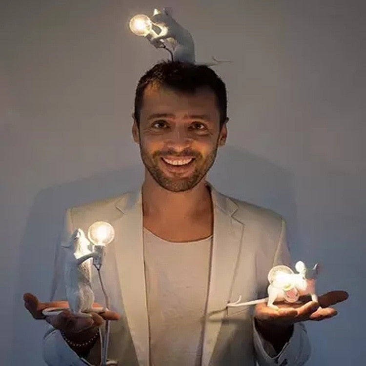 Muselampe fra Bright Whisker til dit værelse Original lampe