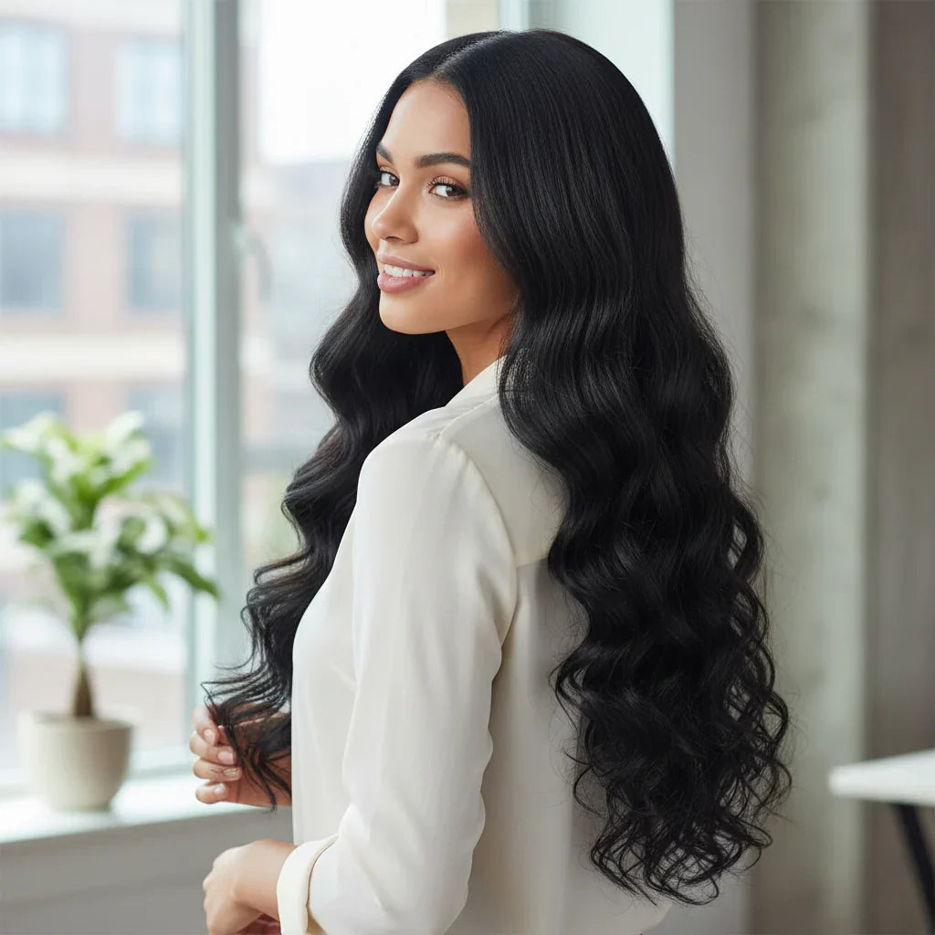 Remy Hair Extensions for Long Wavy Locks Clip In Volume