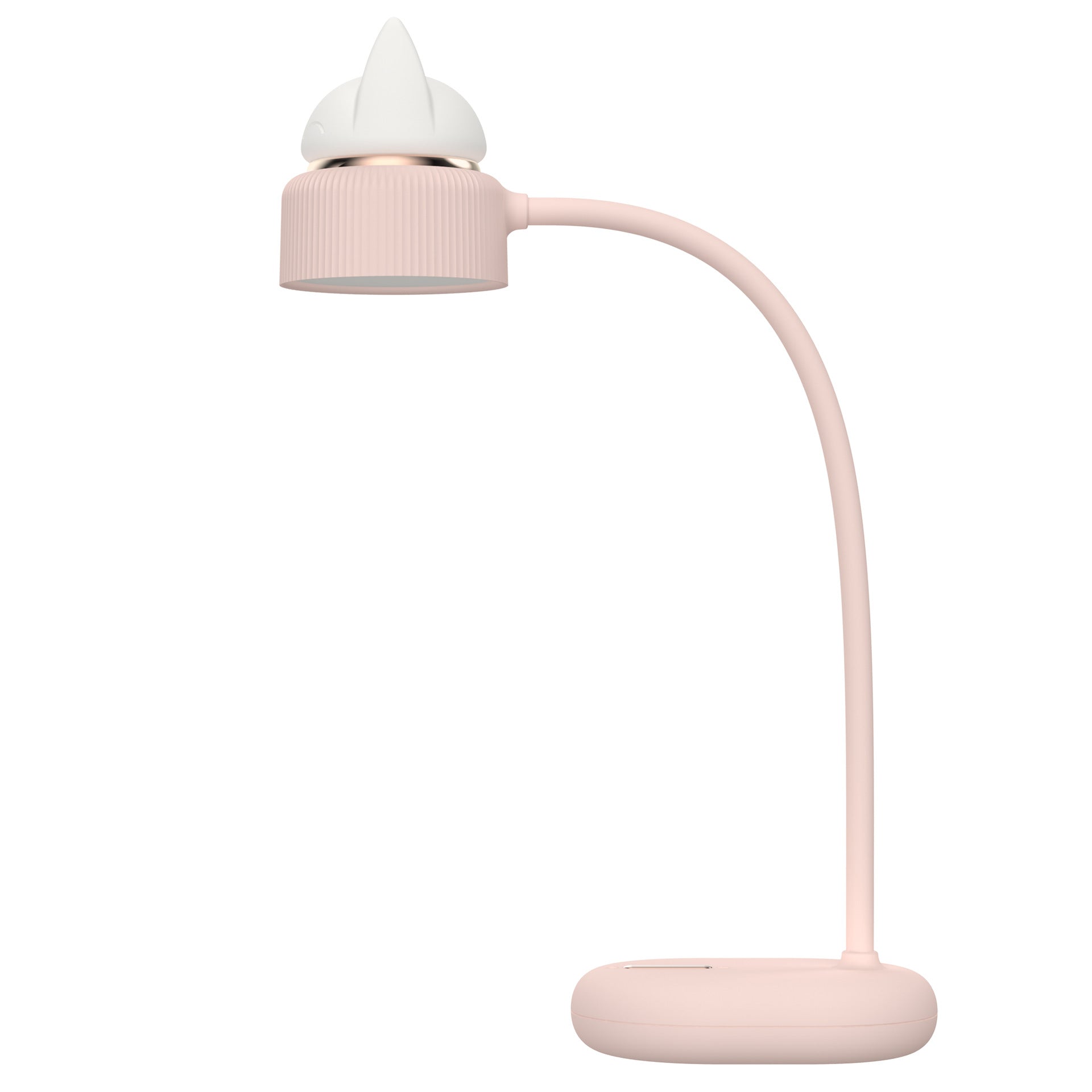 LumaClip LED lampička s klipem ve tvaru kočičích uší pro použití na stole v domácí kanceláři, pohodlí pro oči