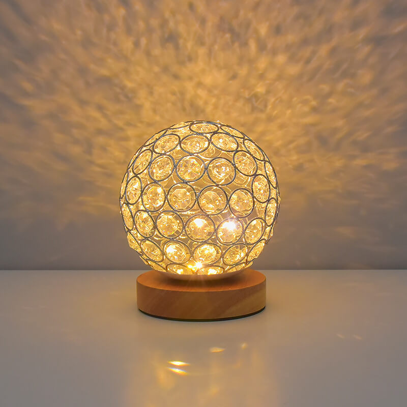 Lumora LED-natbordslampe med USB-genopladning og minimalistisk design