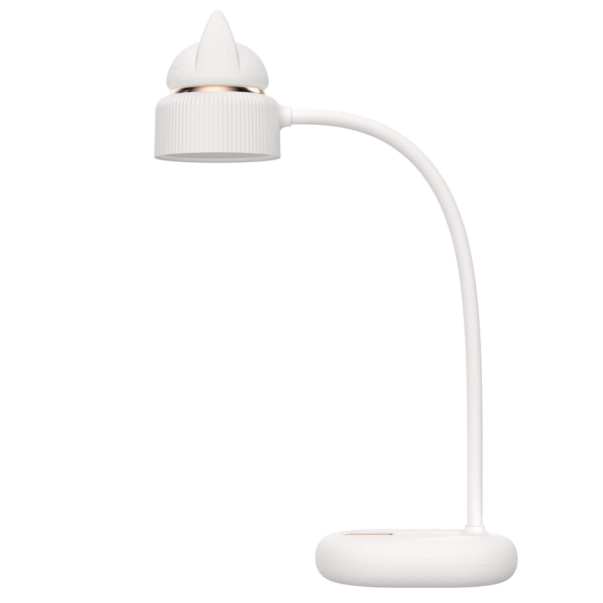 LumaClip LED lampička s klipem ve tvaru kočičích uší pro použití na stole v domácí kanceláři, pohodlí pro oči