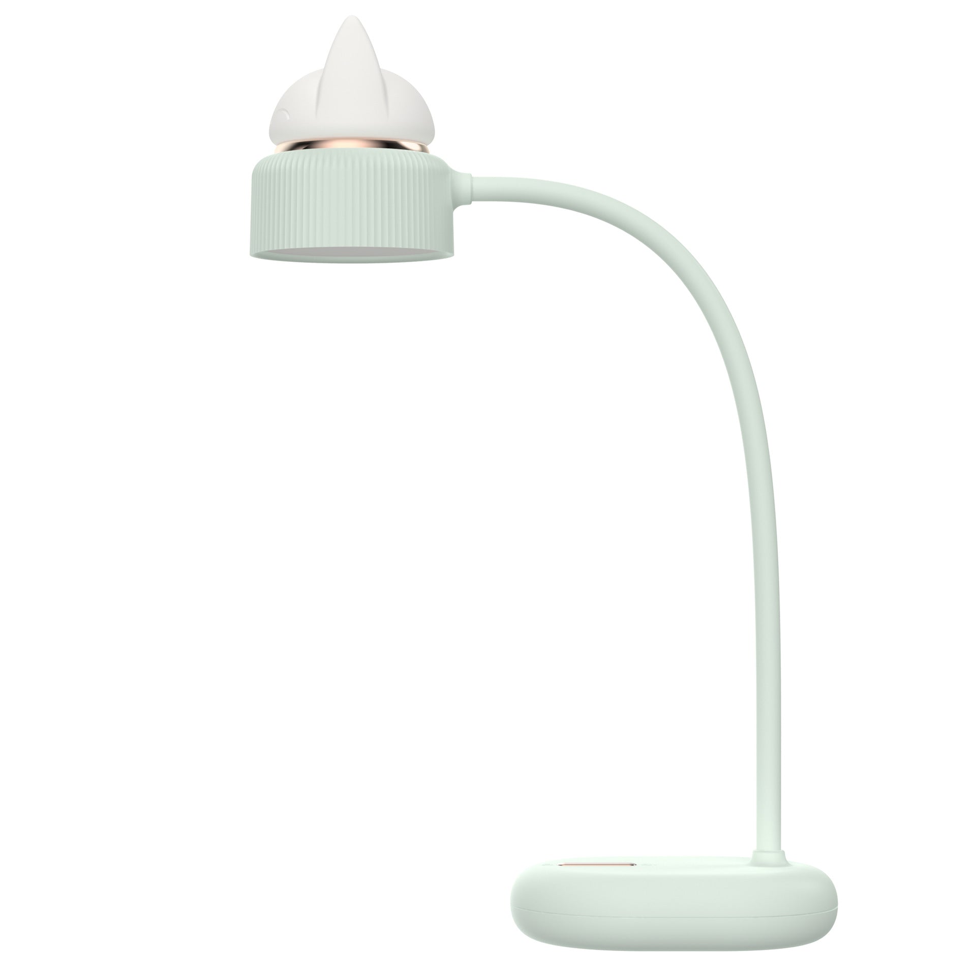 LumaClip LED lampička s klipem ve tvaru kočičích uší pro použití na stole v domácí kanceláři, pohodlí pro oči