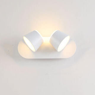 Lampa ścienna LED Aurora z obrotowym cylindrycznym kloszem i opcjami 1/2/3 płomieni