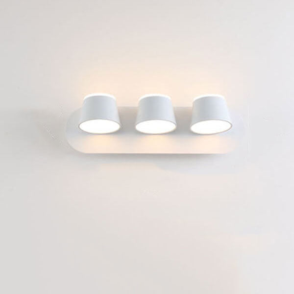 Lampa ścienna LED Aurora z obrotowym cylindrycznym kloszem i opcjami 1/2/3 płomieni