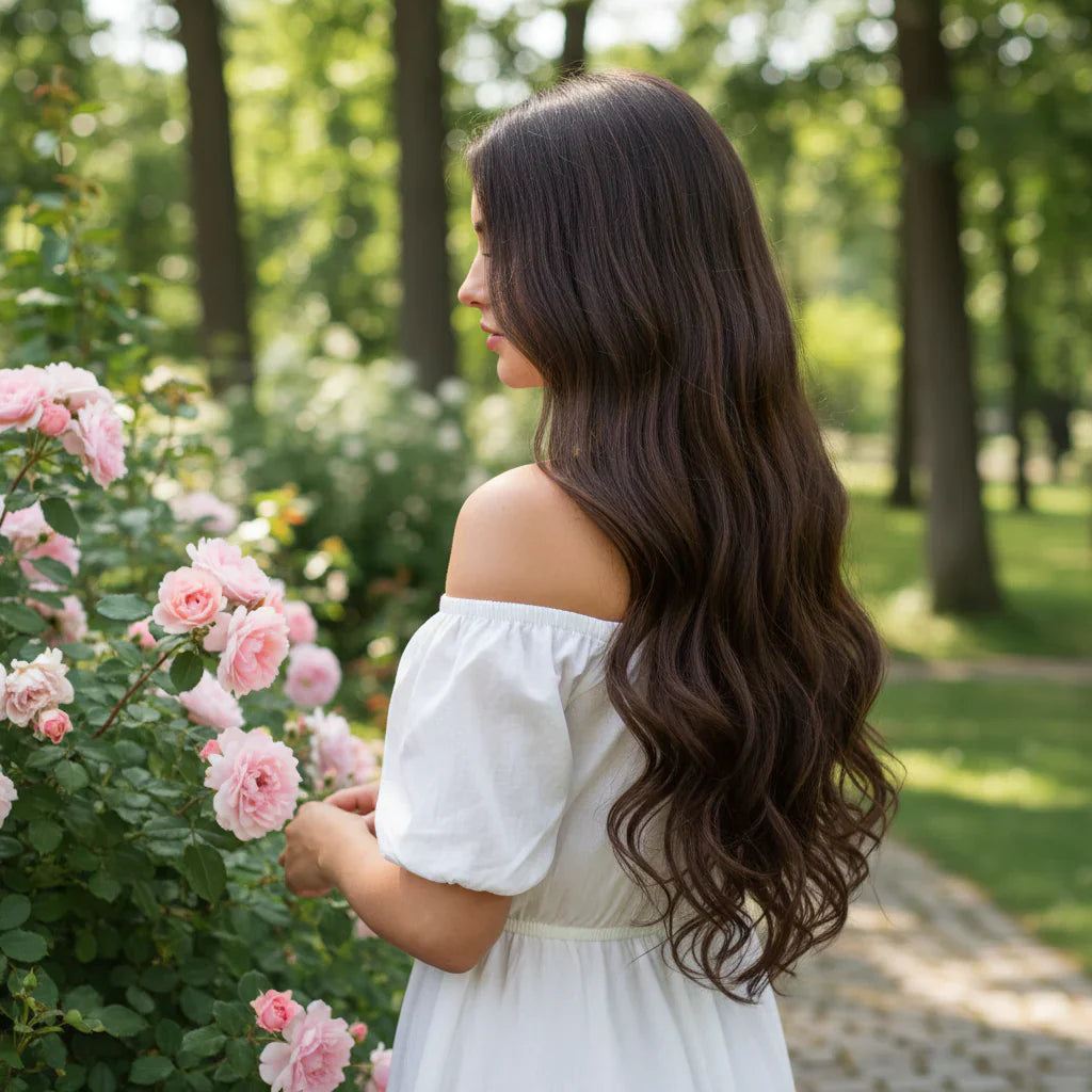 Remy Hair Extensions for Long Wavy Locks Clip In Volume