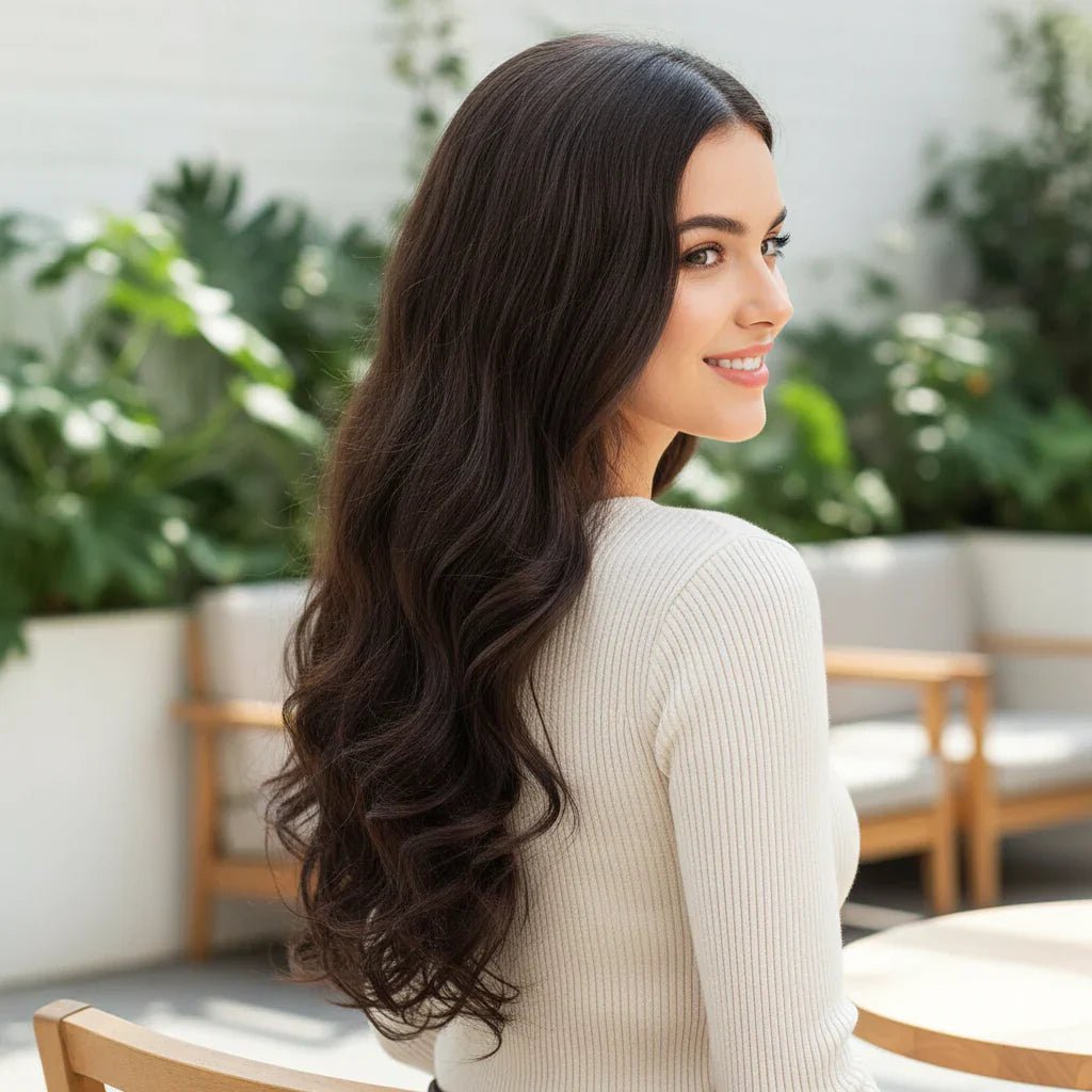 Remy Hair Extensions for Long Wavy Locks Clip In Volume