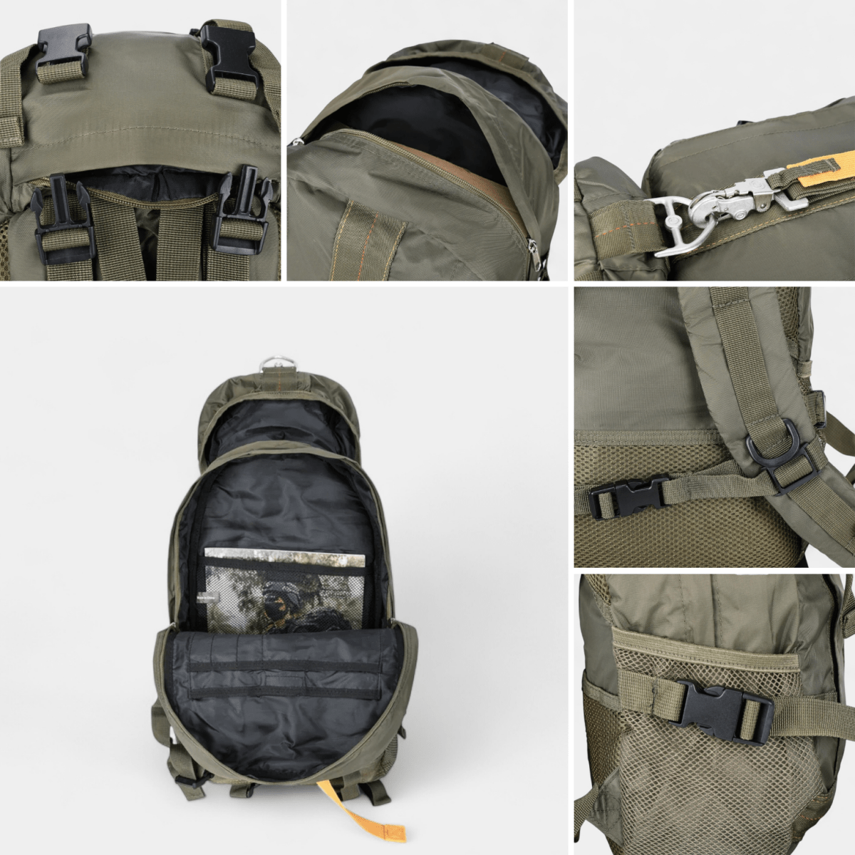 AeroPeak taktischer robuster 30L Outdoor-Rucksack mit wasserdichtem Design