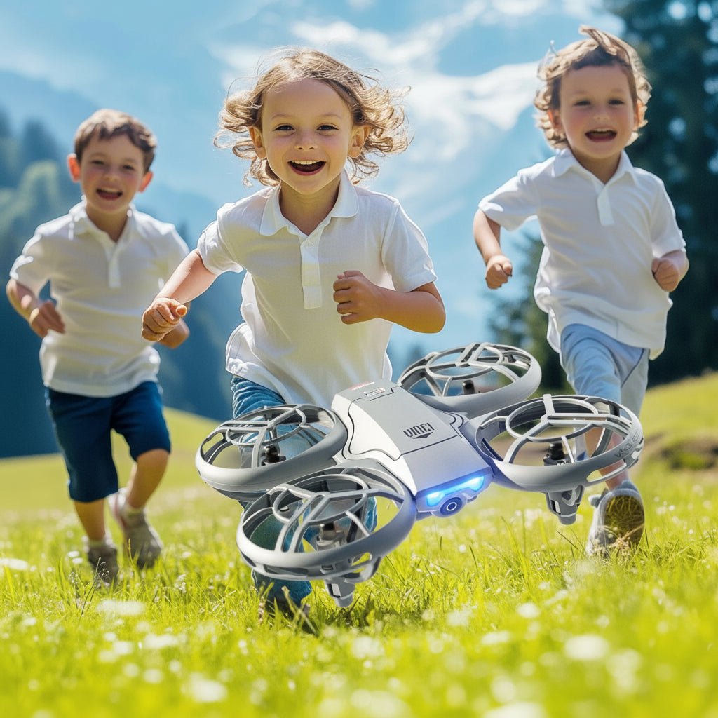 Dronă Compactă AeroGlide FPV cu Cameră Unghi Larg 1080P și Menținere Altitudine