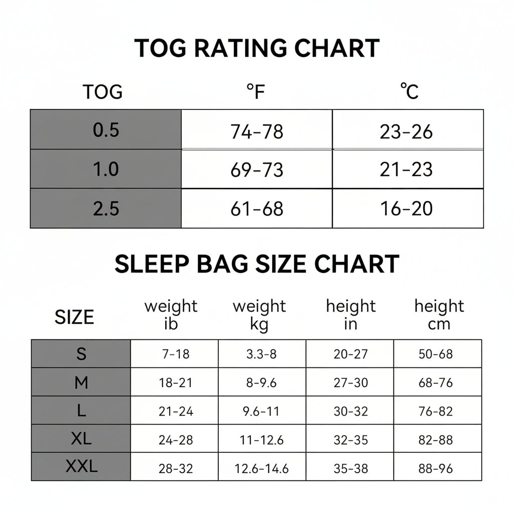 Bamboo Breathable Baby Sleep Sack Lightweight Sleeping Bag