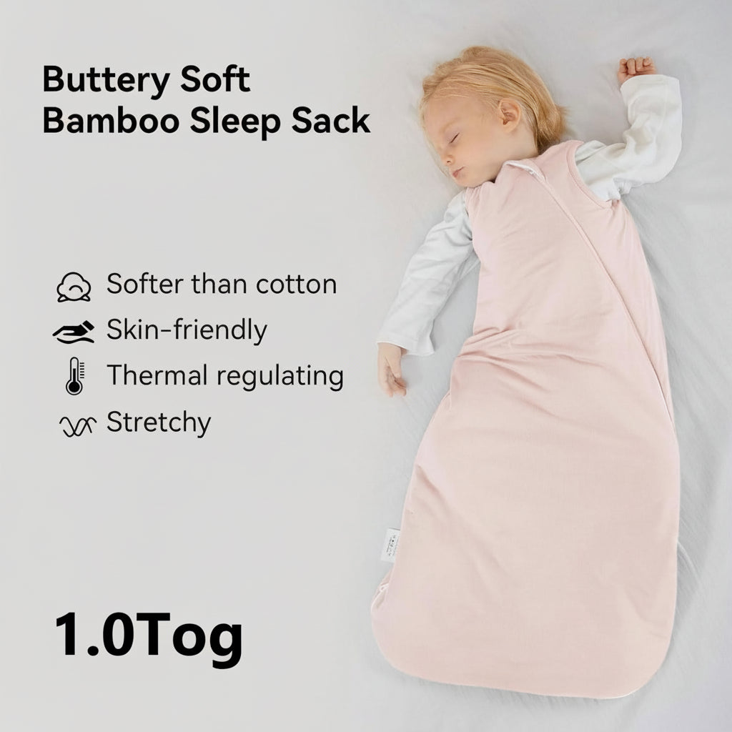 Bamboo Breathable Baby Sleep Sack Lightweight Sleeping Bag