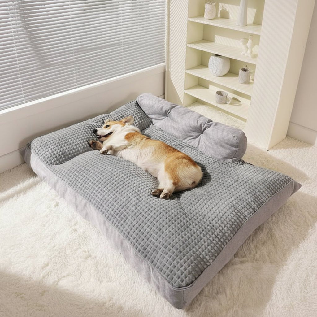 CozyNest Thickened Large Pet Bed With Stable Non Slip Design For Daily Rest