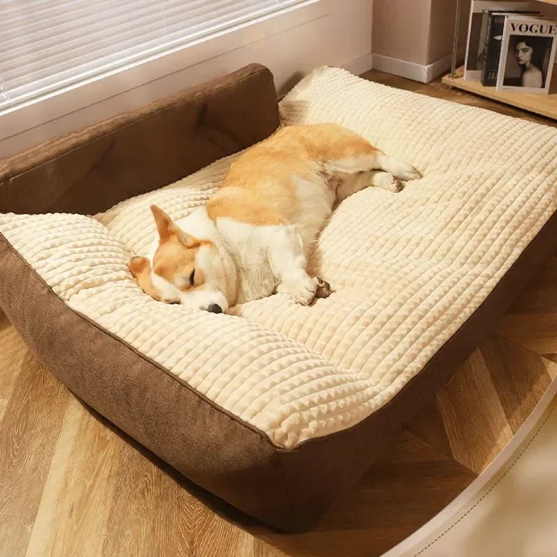 CozyNest Thickened Large Pet Bed With Stable Non Slip Design For Daily Rest