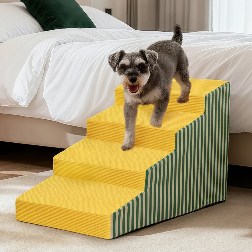 PawEase Core Supportive Foam Dog Stair With Gentle Incline And Secure Grip