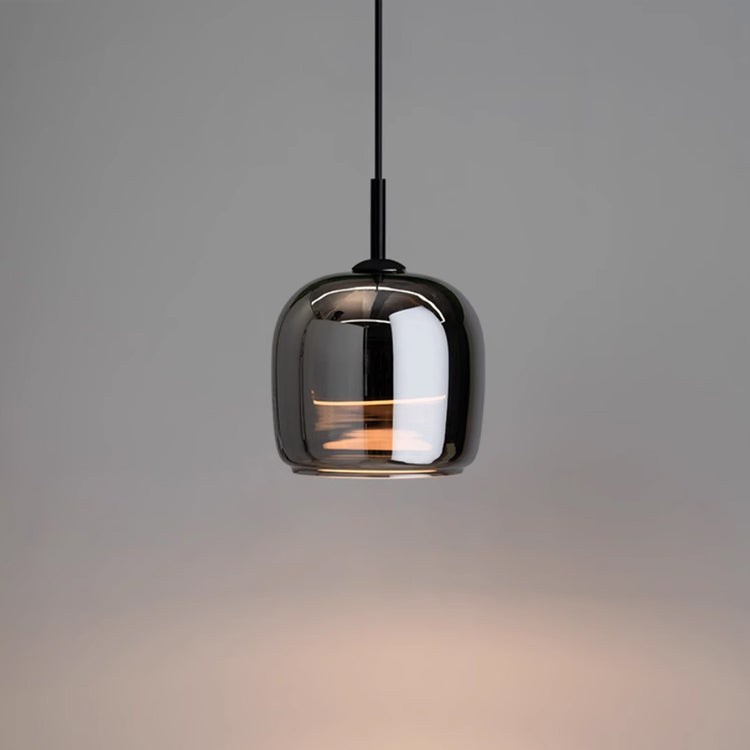 Nova Pendant Light In Black Glass For Contemporary Spaces