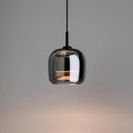 Nova Pendant Light In Black Glass For Contemporary Spaces
