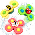 Suction Spinner Bath Toy For Baby Sensory Play And High Chair