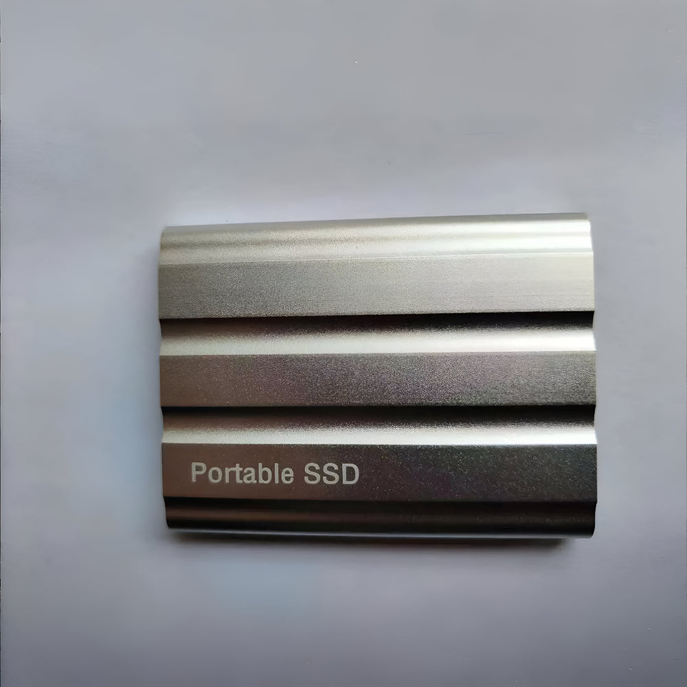 Bærbar SSD-drev med holdbart metalhus til rejser
