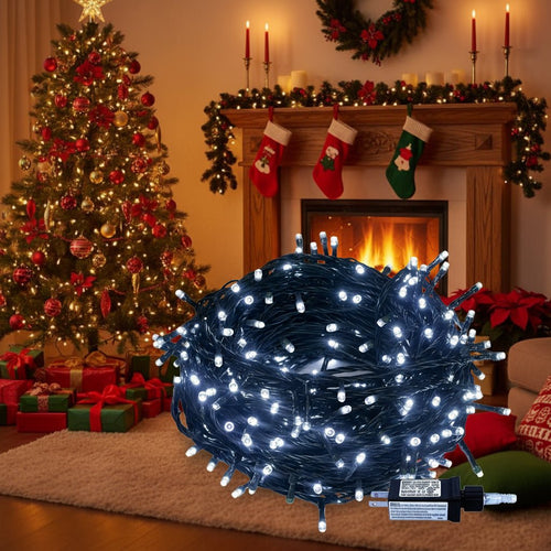 AuroraGlow 10 m Weatherproof LED Curtain Lights For Outdoor Decoration