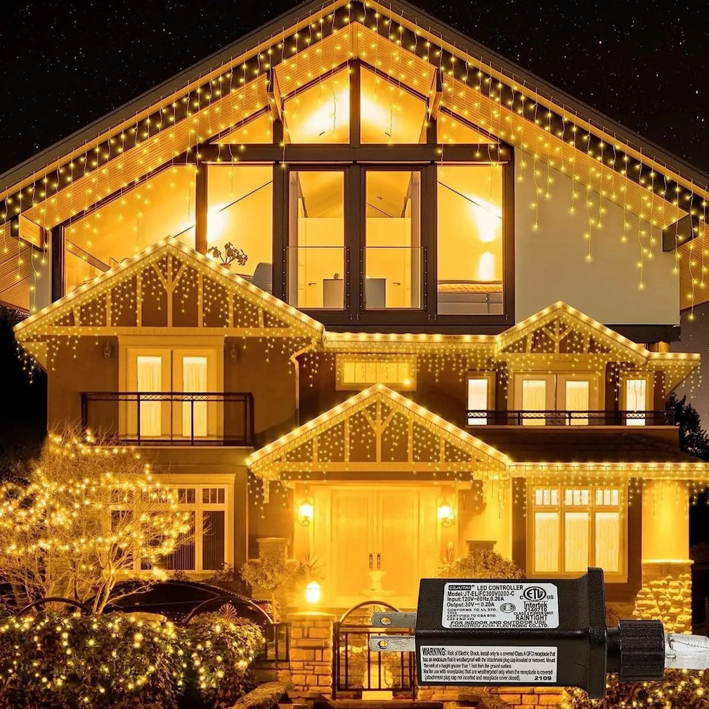 LumaWeave LED Girlandy Kurtynowe do Magicznej Dekoracji Świątecznej