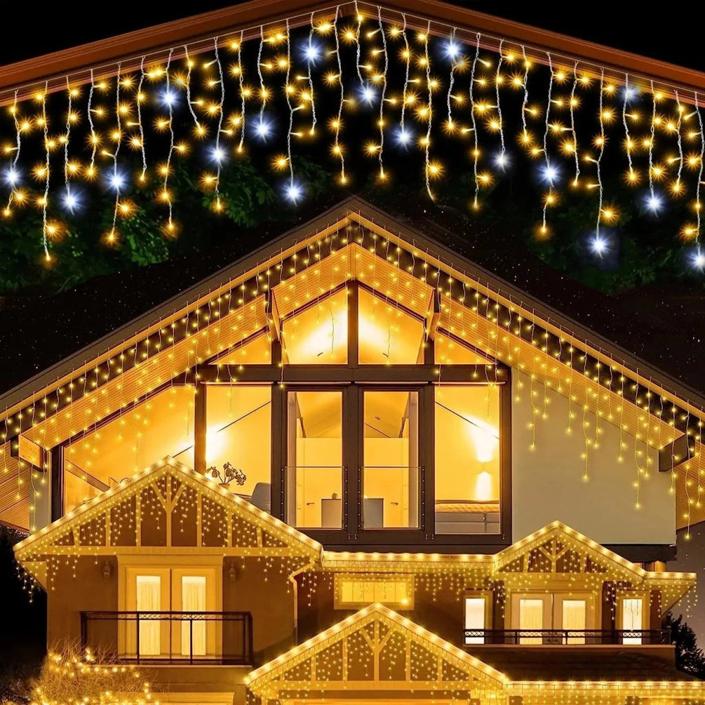 LumaWeave LED Girlandy Kurtynowe do Magicznej Dekoracji Świątecznej