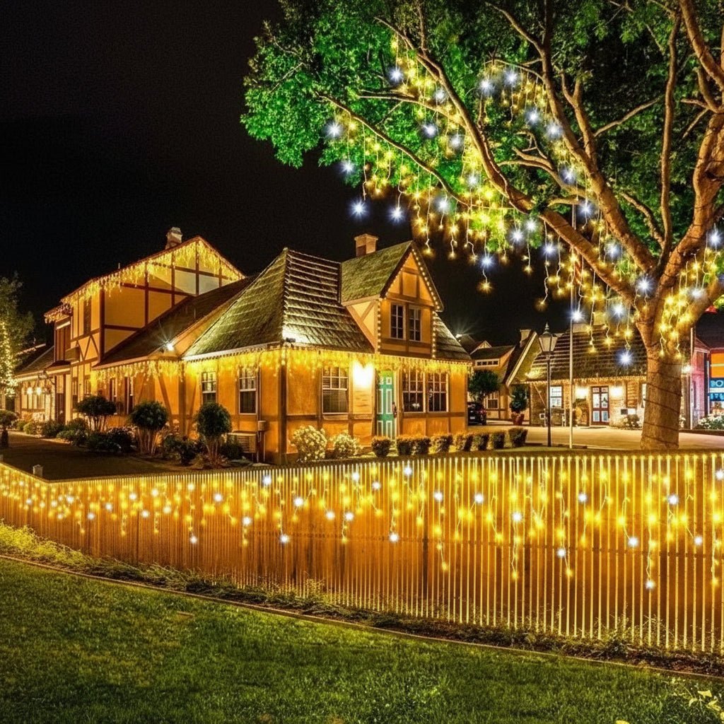 LumaWeave LED Girlandy Kurtynowe do Magicznej Dekoracji Świątecznej