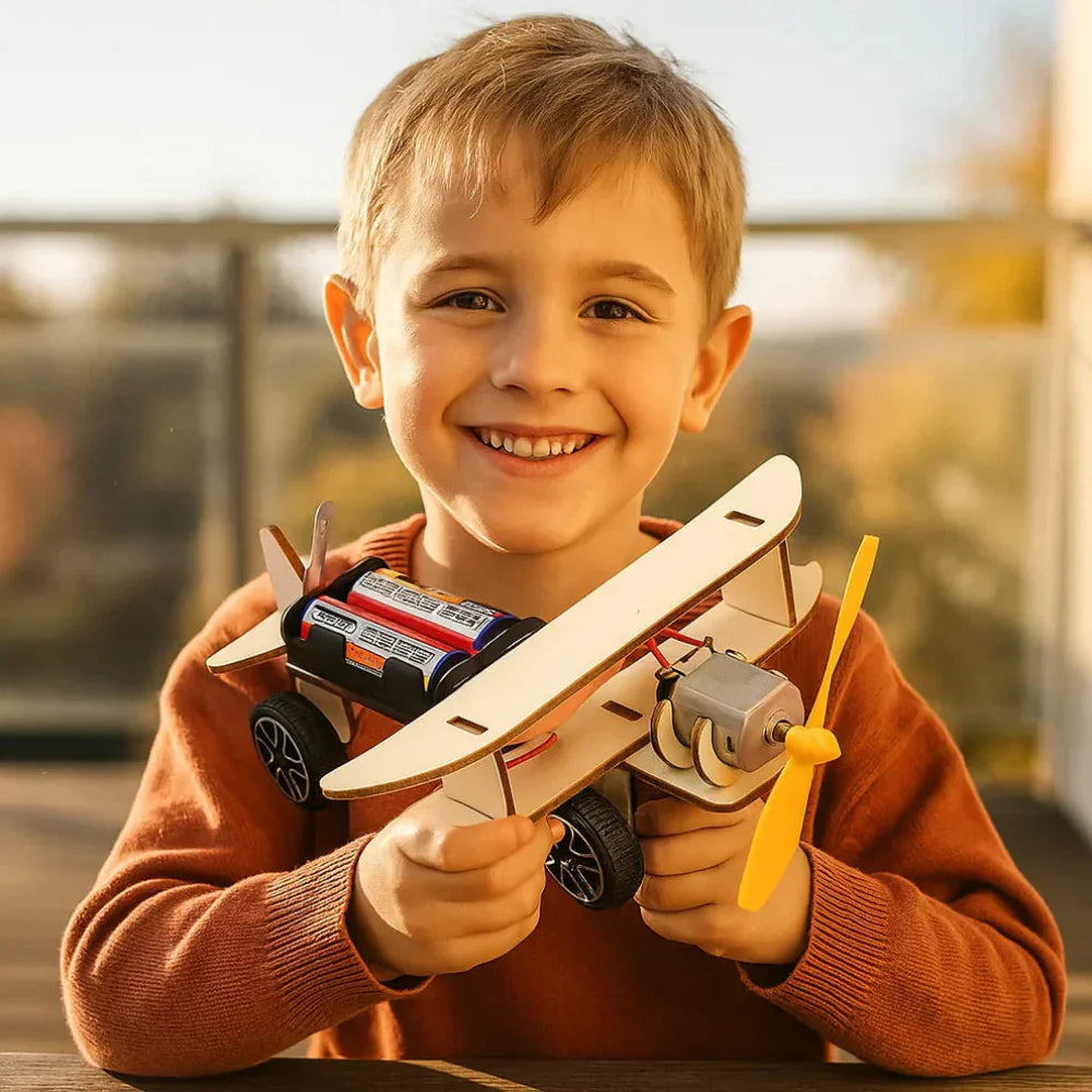 Electric Airplane STEM Kit For Hands-On Science Learning
