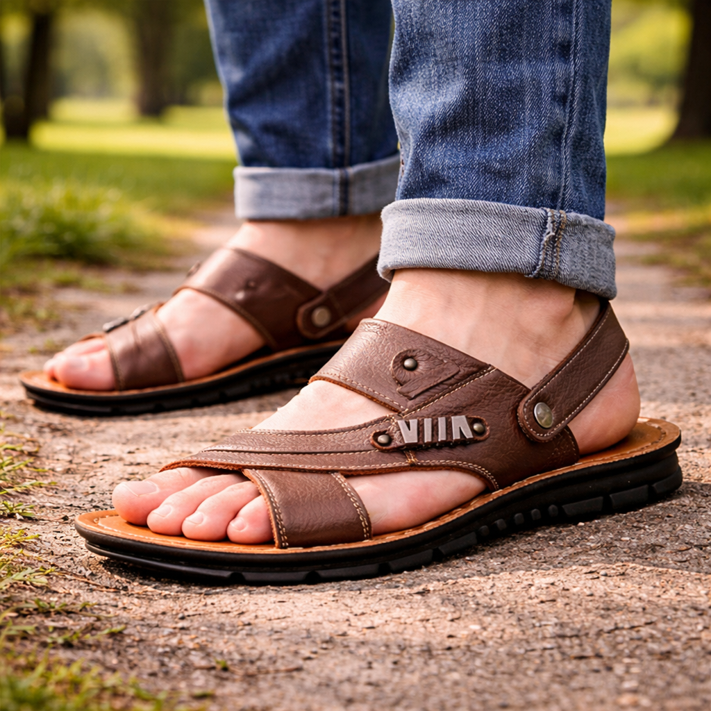 AeroStride Ergonomische Herren-Sandalen mit verstellbarer Passform