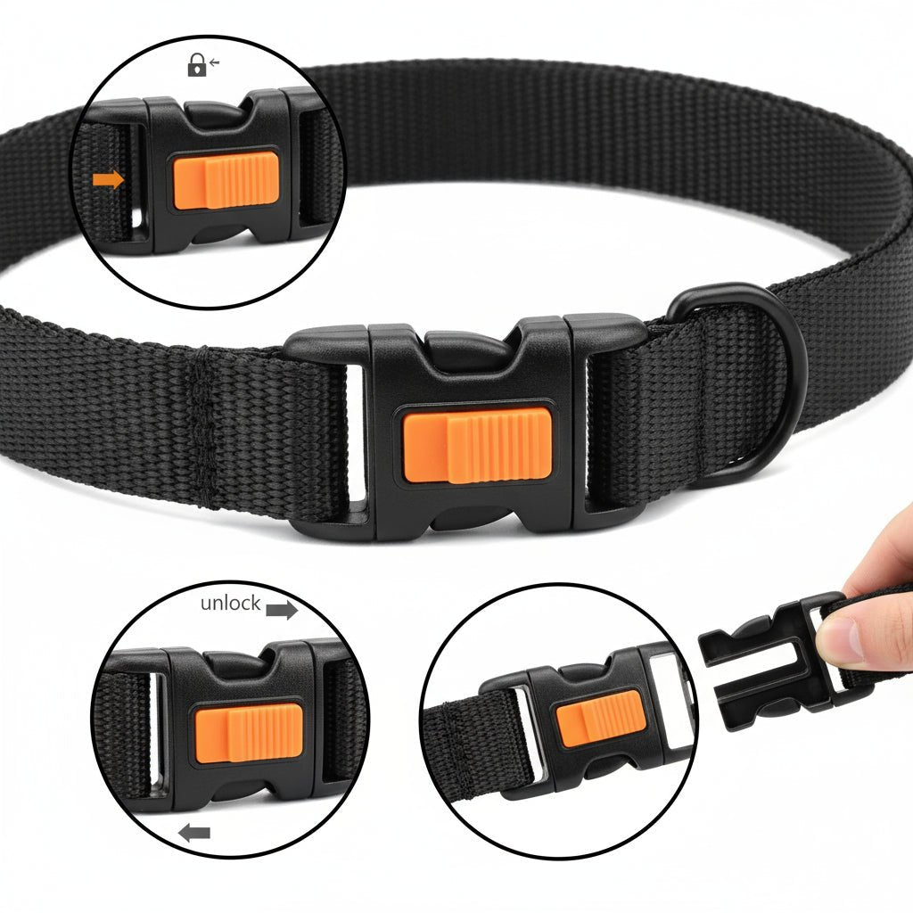 ShieldPaw Dog Training Prong Collar With Steel Core And Soft Nylon Cover