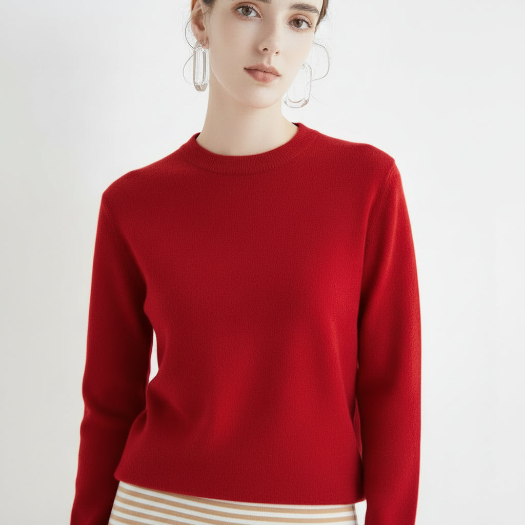 Ganzjahres-leichter Pullover für Damen, leichter Pullover
