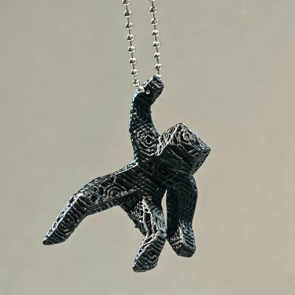 Keychain With Project Rocky Astronaut Charm 3D Space Accessory