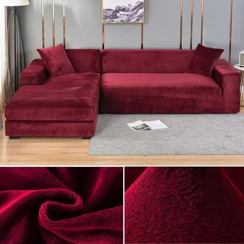 VelvetFlex Sofa Cover Elastic and Luxurious for Any Living Room