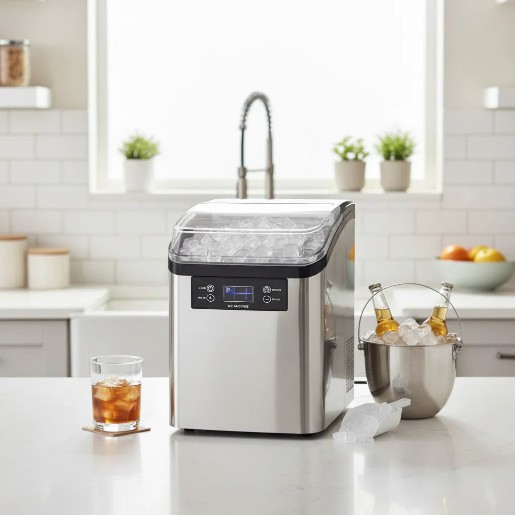 Automatic Countertop Ice Maker With Large Capacity For Home Use