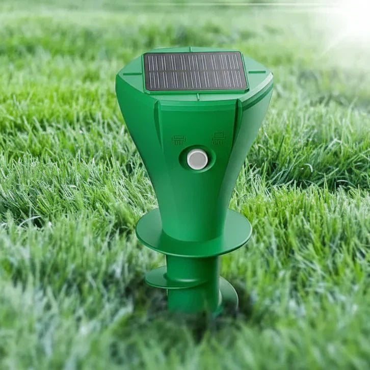 SunGuard Zonne Mollenverjager Met Trilling Voor Tuin En Gazon