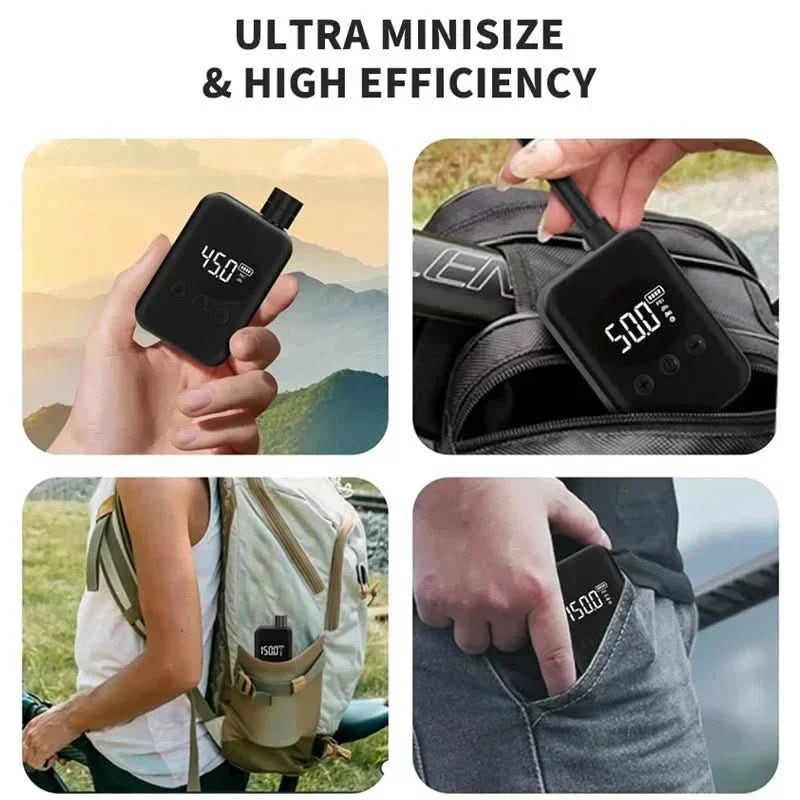 TrailPulse Pro przenośna mini pompka rowerowa 150 PSI do MTB i na zewnątrz