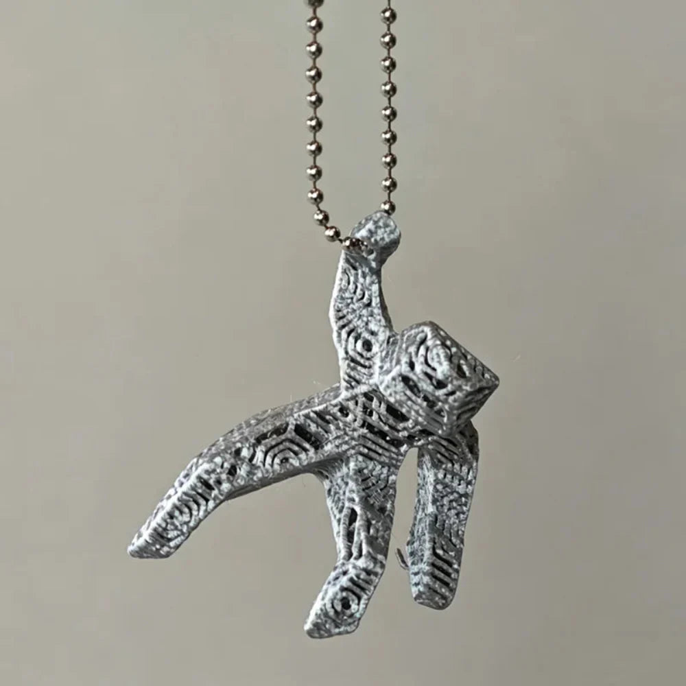 Keychain With Project Rocky Astronaut Charm 3D Space Accessory