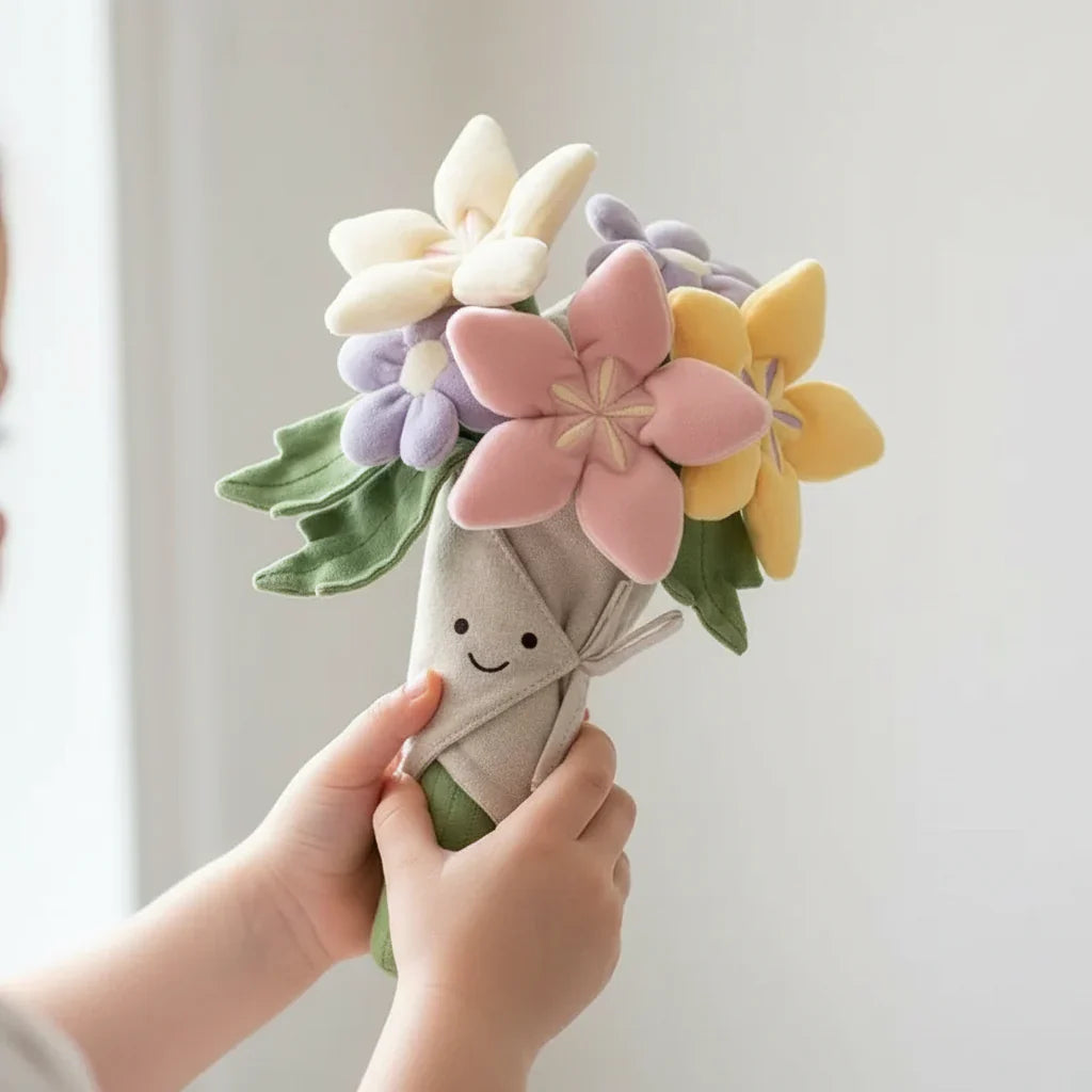 Boneco de Peluche Bunnycat Macio para Presente e Exposição