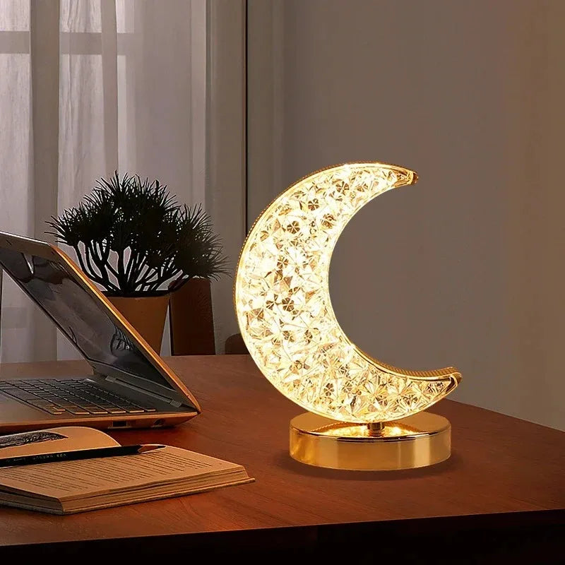 Stellora 3D Crystal Night Light With Rechargeable Dimming