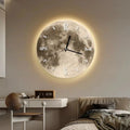 Lunar LED-vægur med diskret månelys på displayet