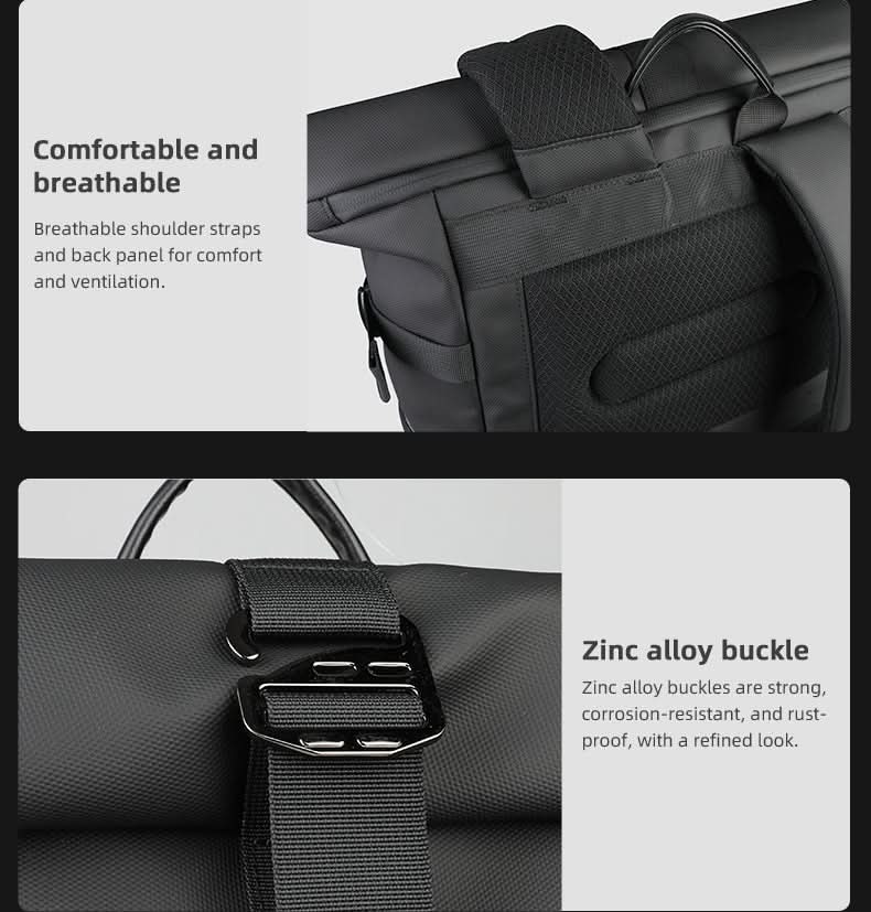 TrailNova Expandable Outdoor Backpack With Laptop Compartment And Large Capacity