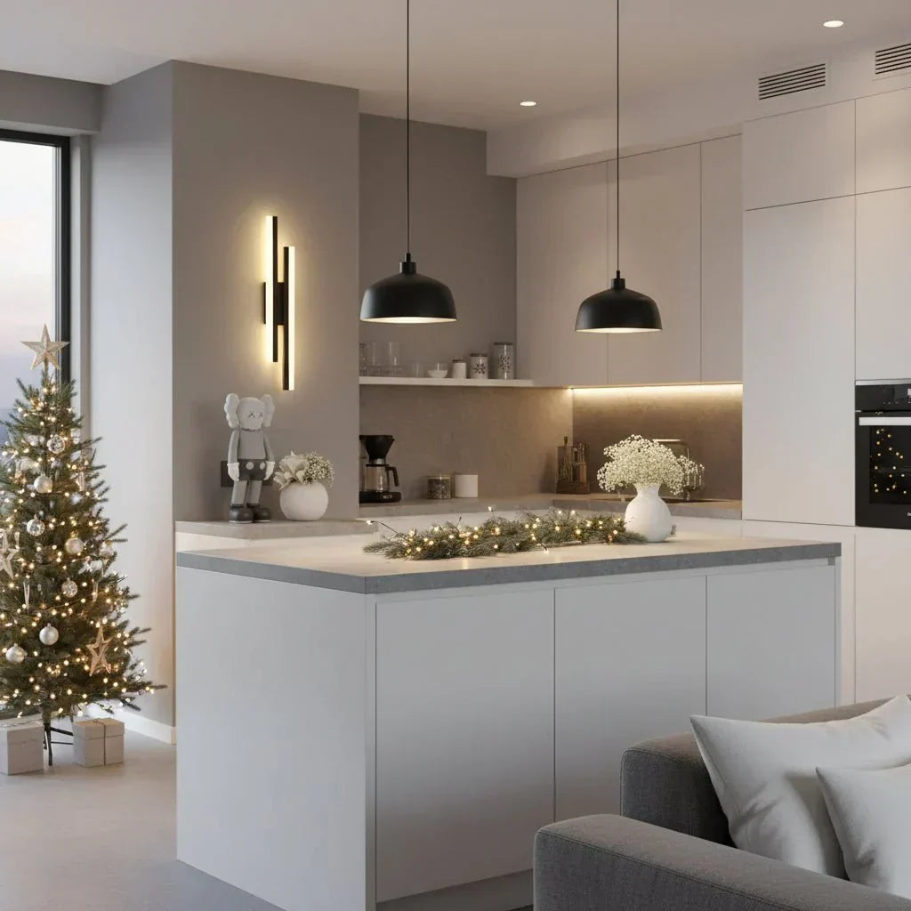 Lampa de perete modernă LumaArc cu LED și trei moduri de culoare