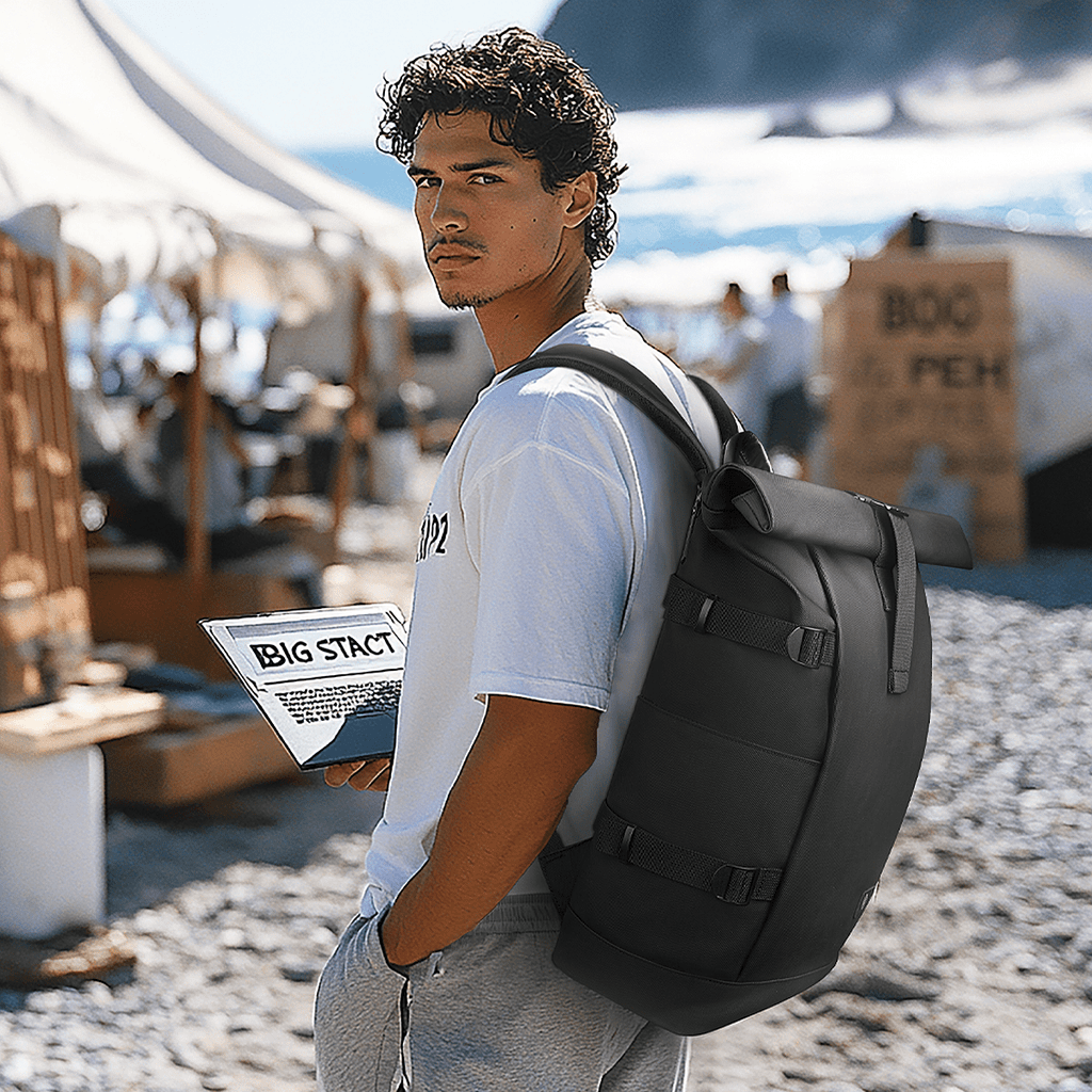 TrailNova Expandable Outdoor Backpack With Laptop Compartment And Large Capacity
