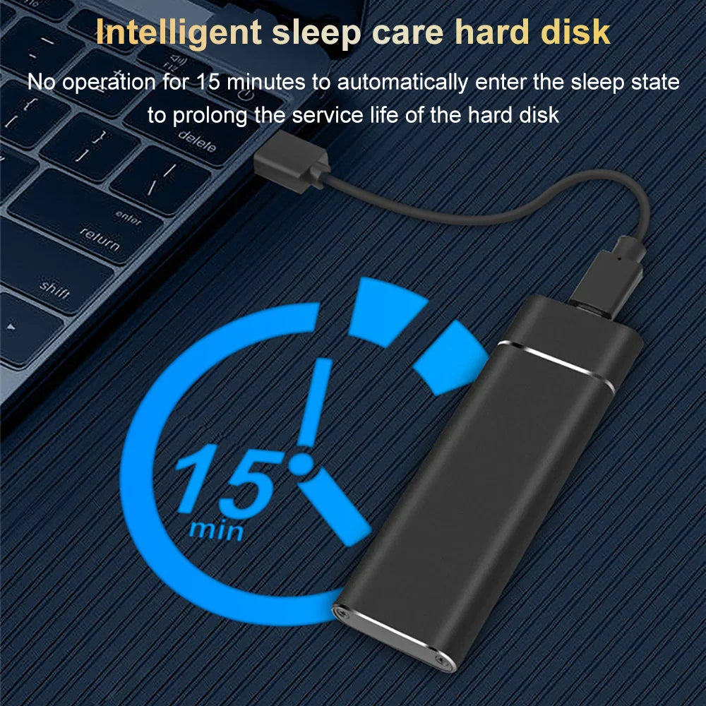 Externes M.2 SSD-Gehäuse für USB 3.1 tragbares Laufwerk