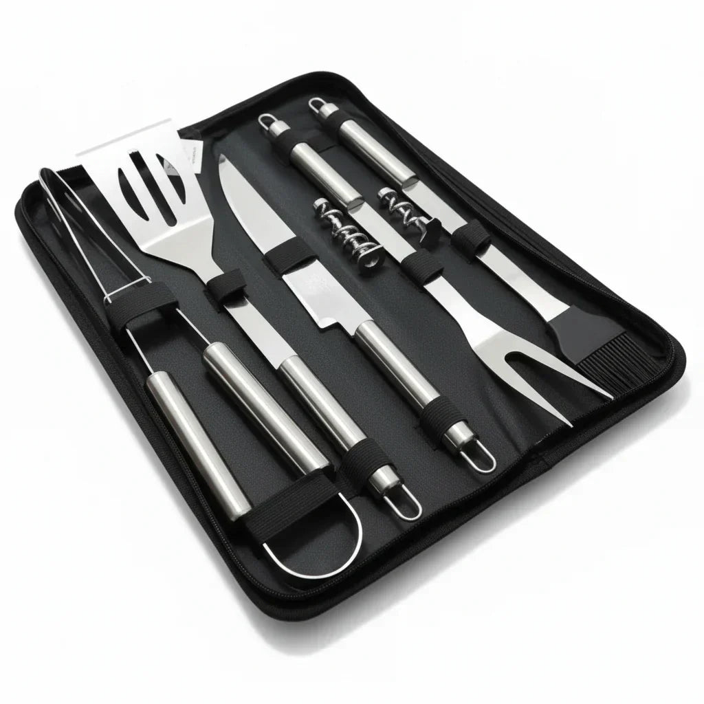 BlazeChef Elite RVS Barbecue Gereedschapset Voor Buiten