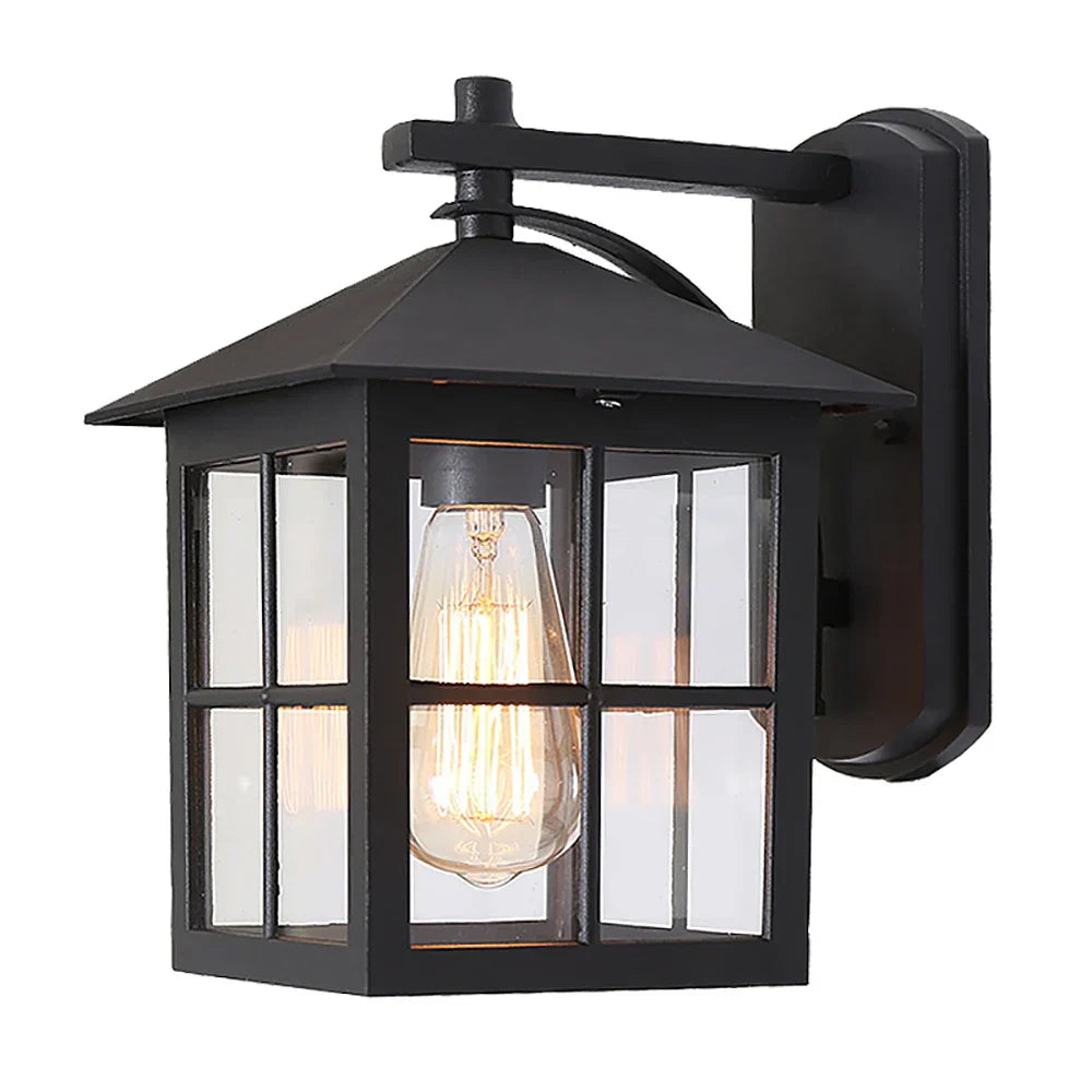 Camden Vintage E27 Lantern Sconce For Outdoor Walls