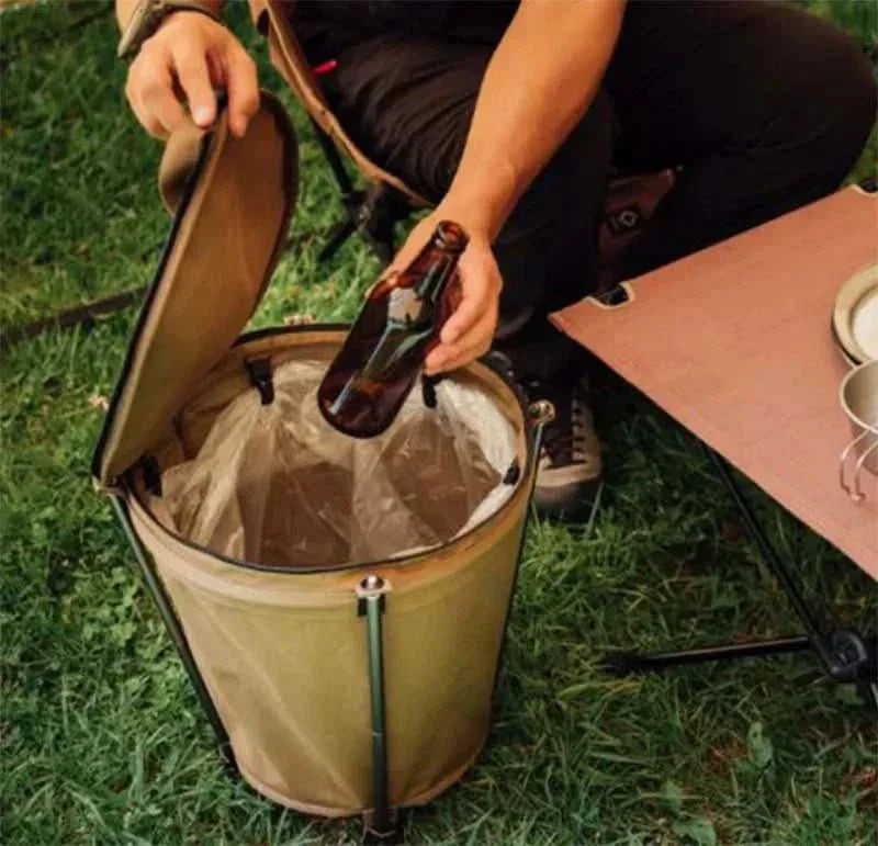 Sac de camping pliable TrailNest avec tissu Oxford et doublure PVC de 20 litres