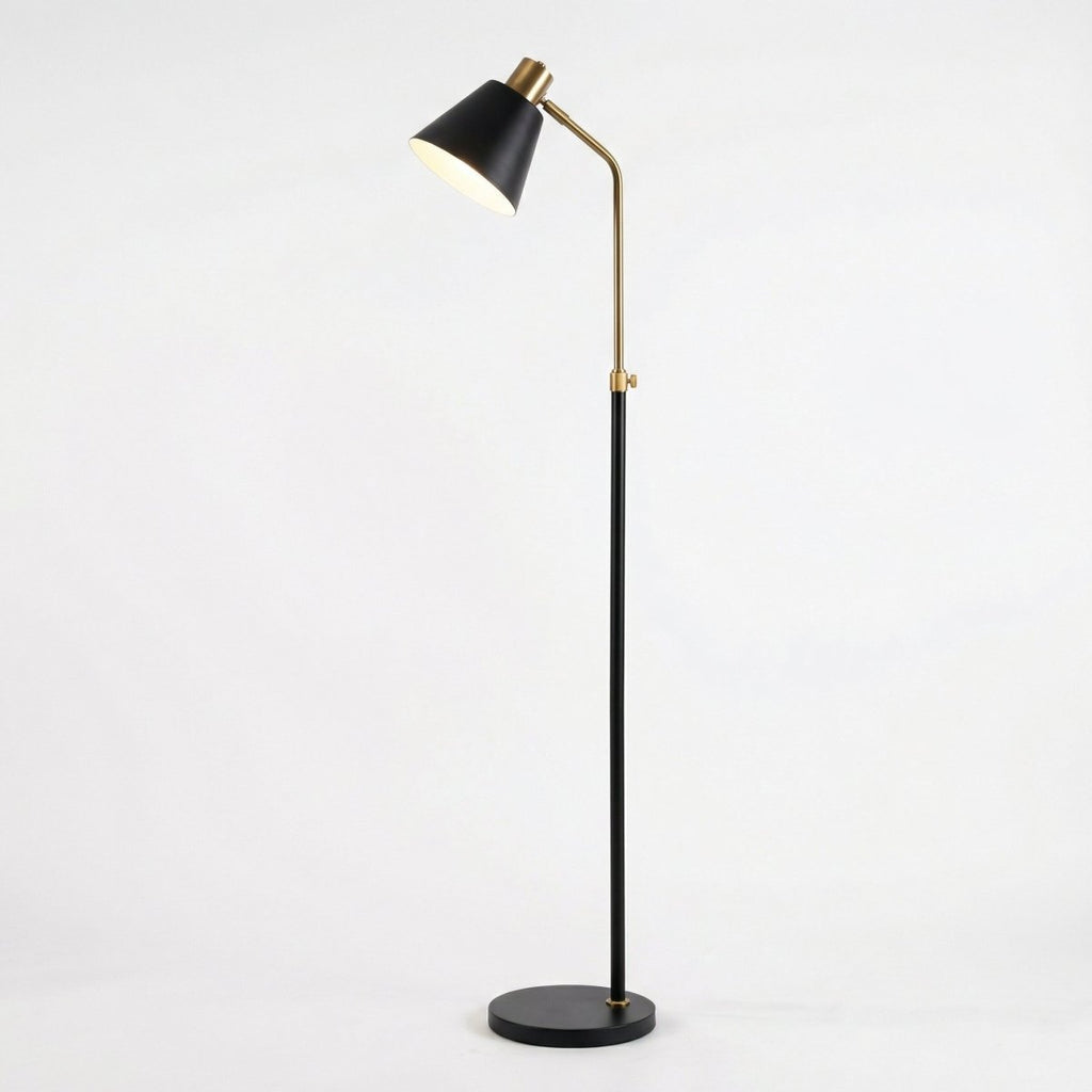 Stojací lampa ve skandinávském stylu vysoká 60 palců s dřevěným podstavcem | Rosalyssa