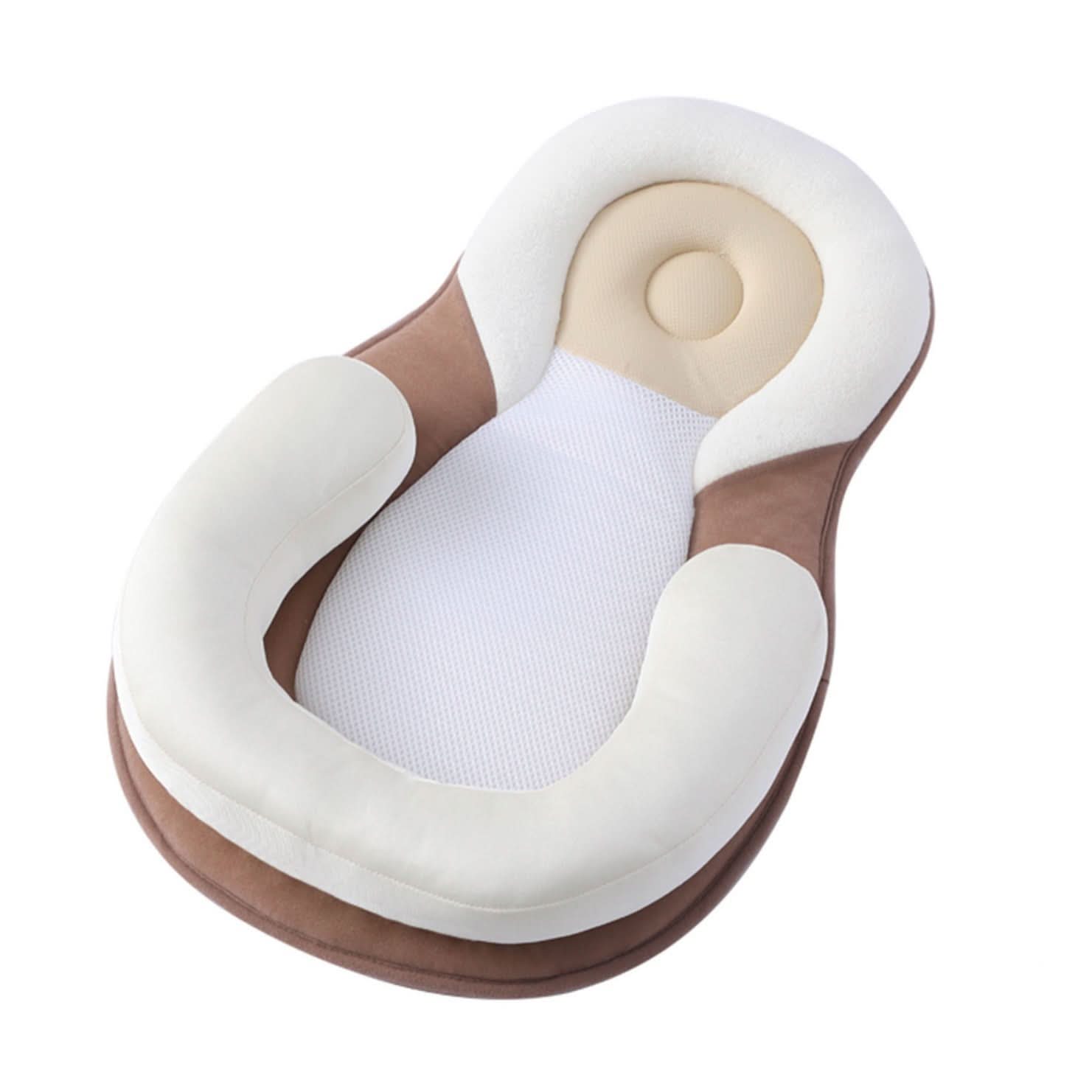 NurtureNest Baby Pillow Ergonomic Pillow for Safe Sleep
