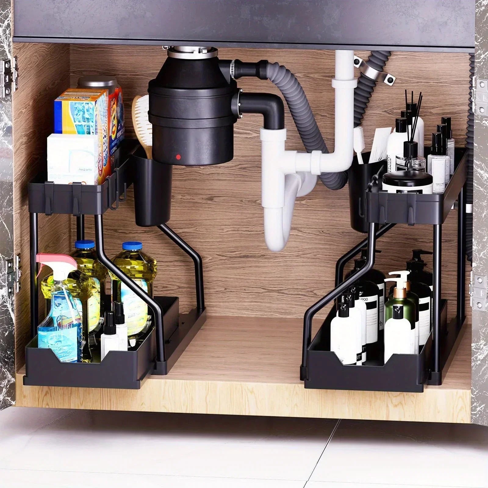 Multilayer Pull-Out Seasoning & Storage Rack – Liora | Rosalyssa
