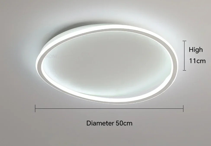 NovaLux samtida LED-krona för moderna vardagsrum